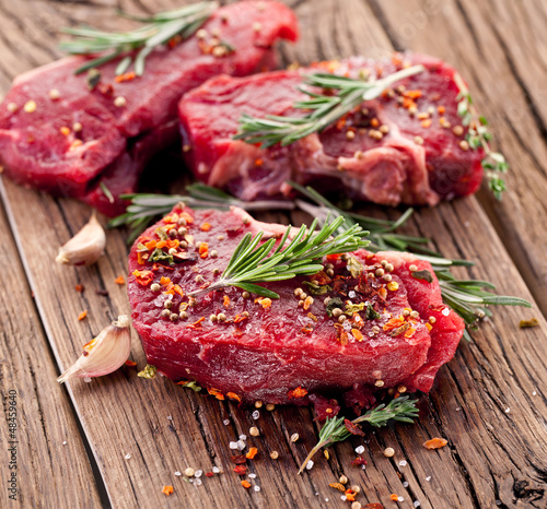 Bild auf Leinwand Beef steak.