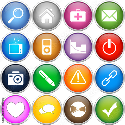 Colorfull icons set