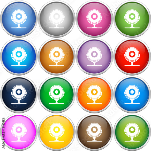 Colorfull web-cam icons