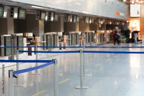 Absperrband mit Schaltern (blau)