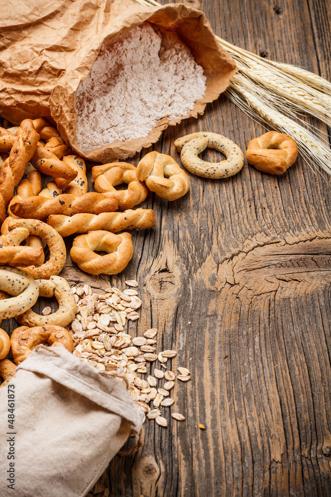 Fototapeta premium Dry pretzel