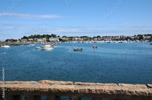 the picturesque port of Ploumanac h photo