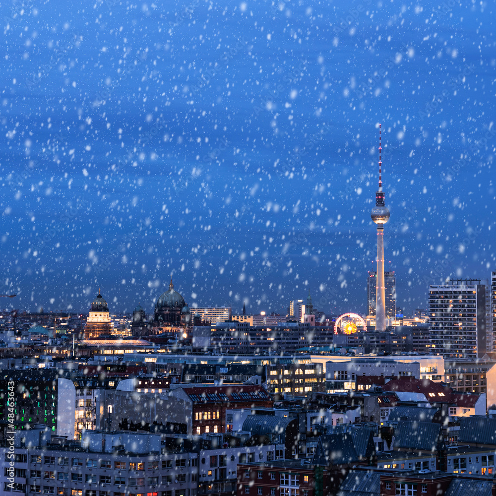 Fototapeta premium berlin schnee
