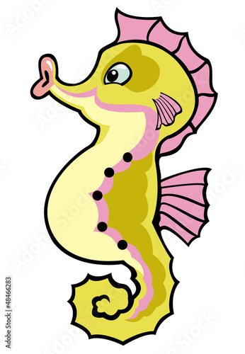 cartoon seahorse