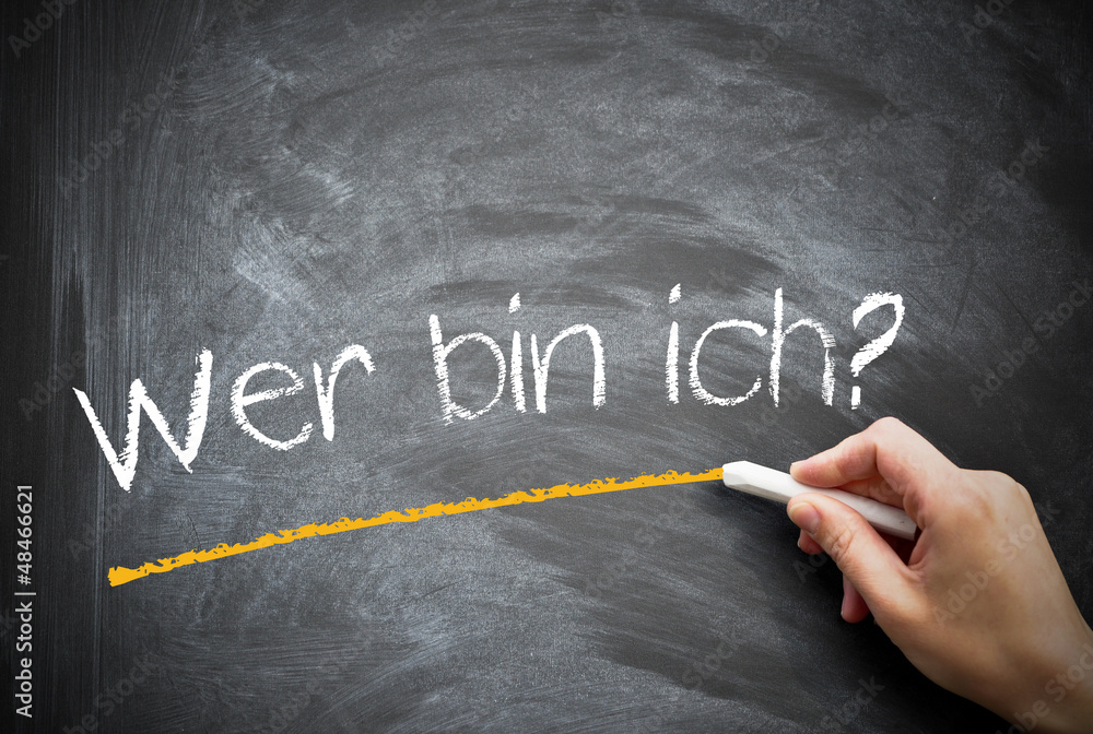 Wer bin ich Stock Photo Adobe Stock