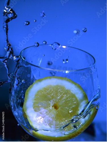 Lemon in Glas