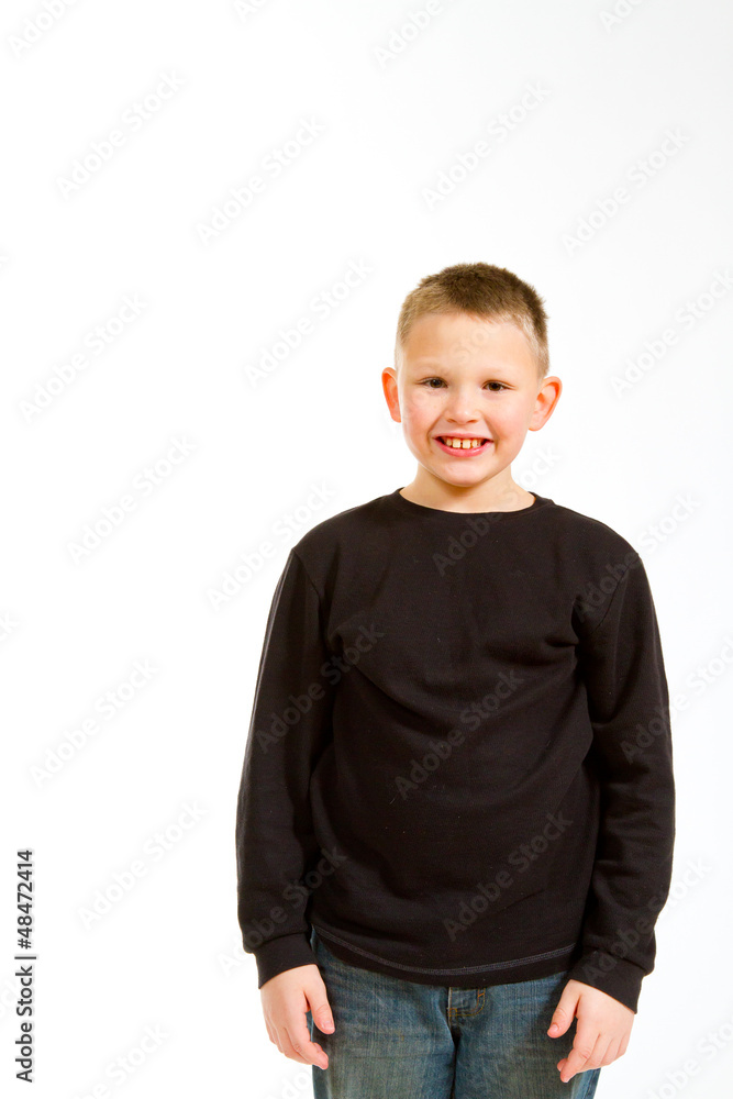 Boy Portrait in Studio Boy Portrait in Studio