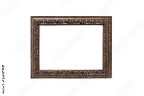 photo frame isolated on white.