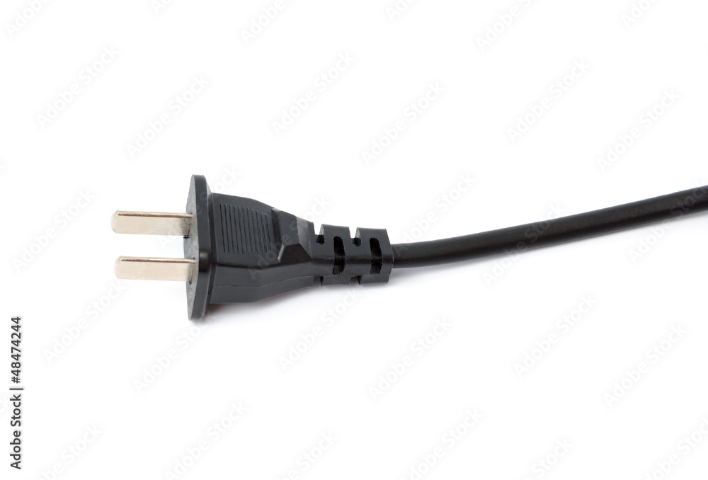 Electrical plug isolated on white background Electrical plug isolated on white background