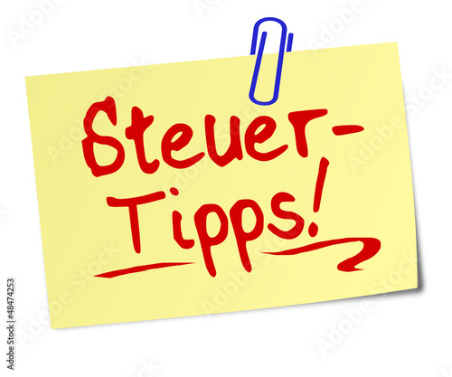 Steuer Tipps  #130112-sv
