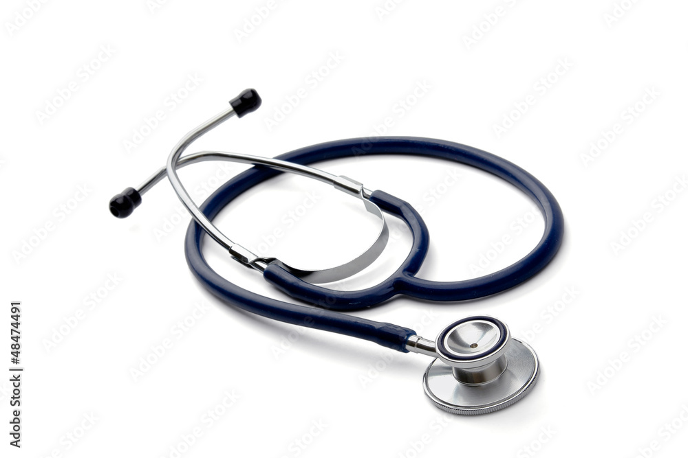 Doctor's stethoscope on a white background Doctor's stethoscope on a white background