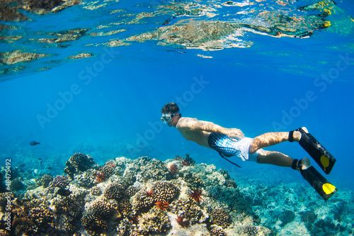 Snorkeling Underwater photo