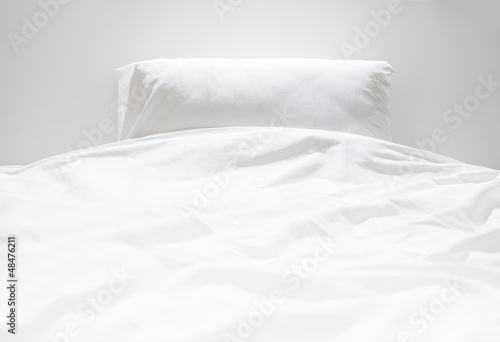 White fresh linen nobody