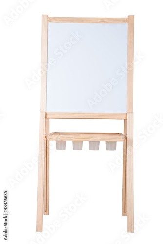 easel isolated with white background