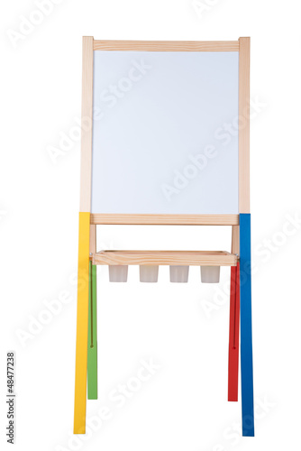 easel isolated with white background