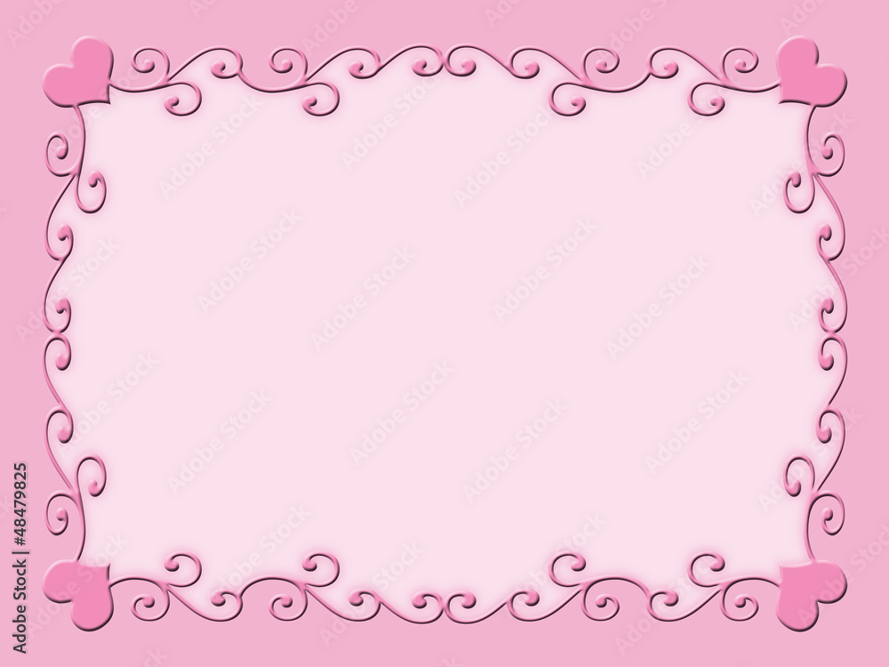 ハートのフレーム