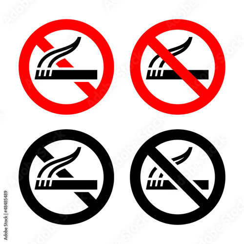 Free Download Set symbols - No smoking - GFXLoad