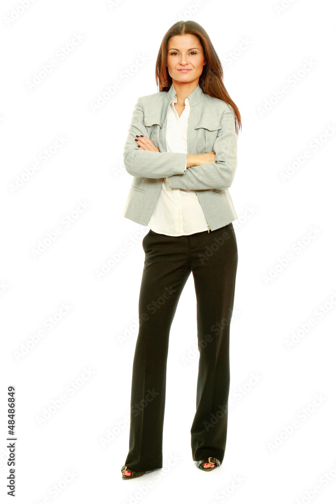 A full-length portrait of a successful businesswoman A full-length portrait of a successful businesswoman