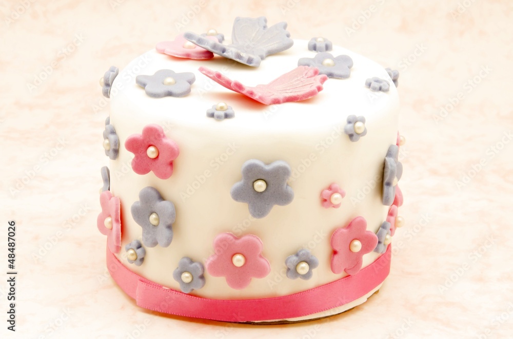Tarta decorada con fondant Tarta decorada con fondant