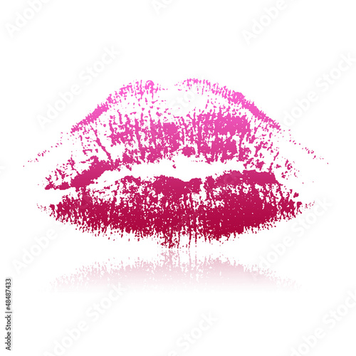 Bouche rouge à lèvres