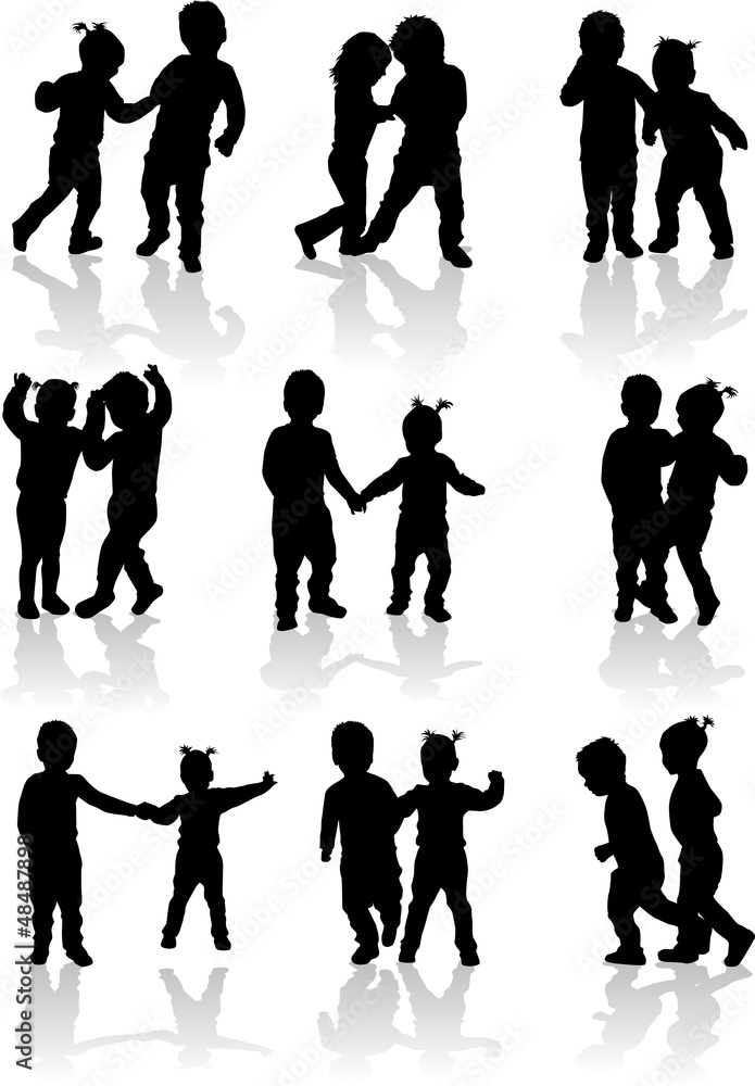 vector illustration of children