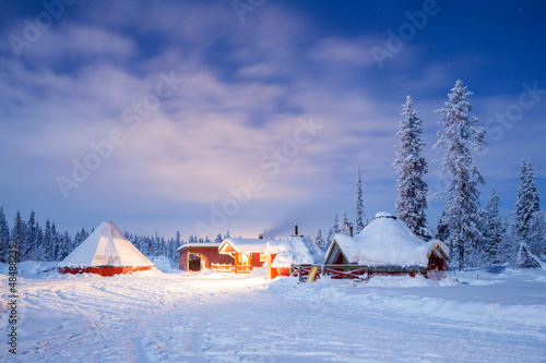 Winter landscape photo