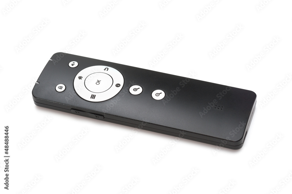wireless air mouse remote control isolated on white