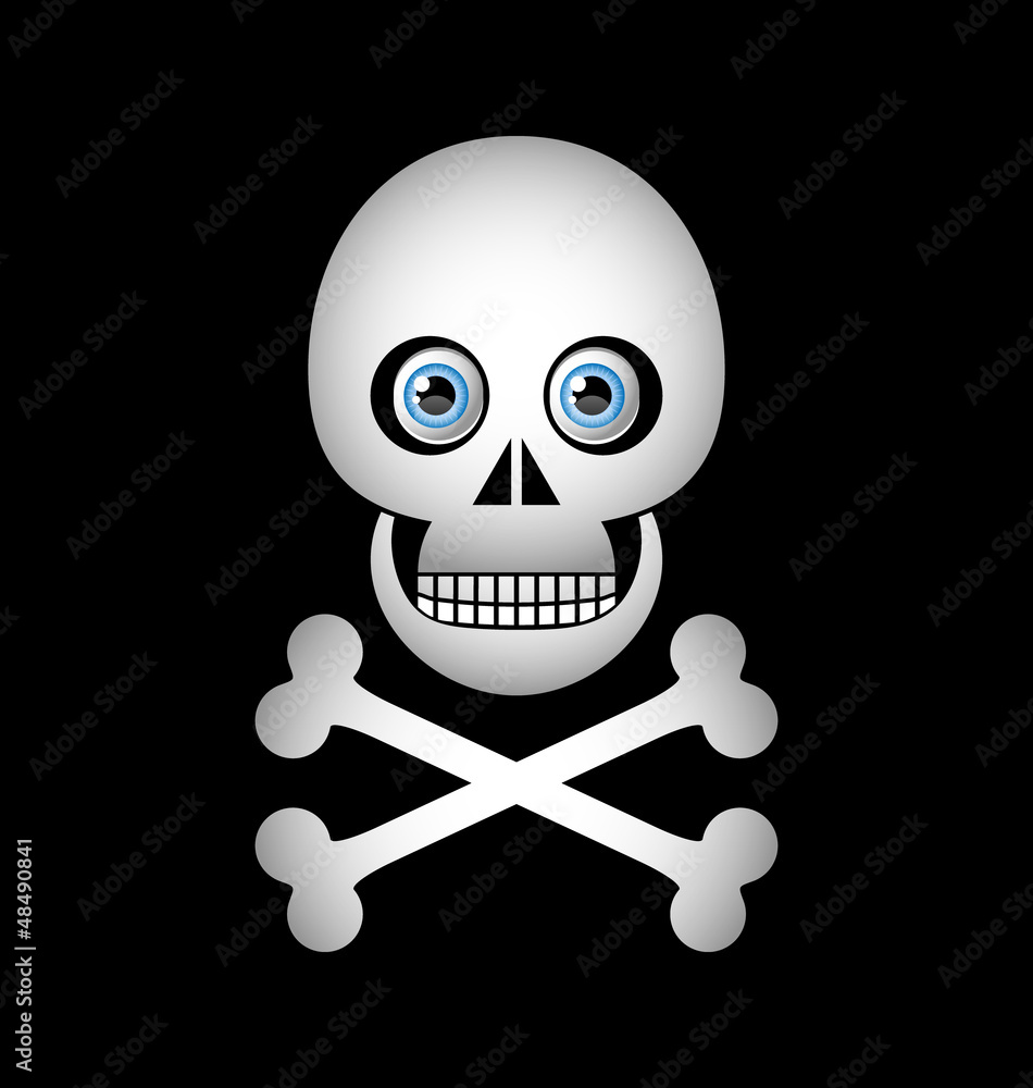 Skull and crossbones icon Skull and crossbones icon