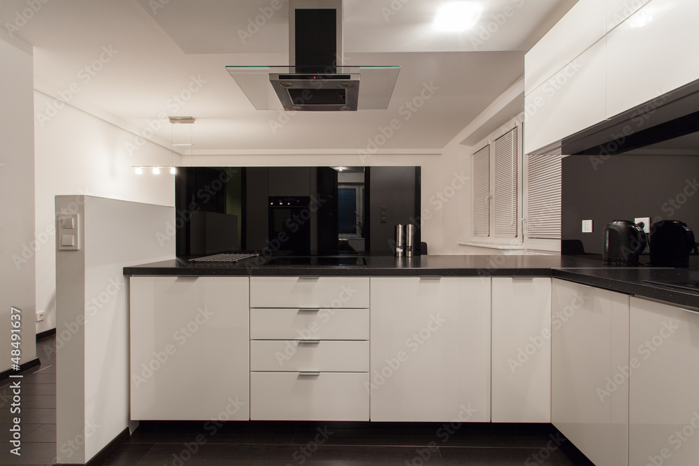 Minimalist apartment - small kitchen Minimalist apartment - small kitchen