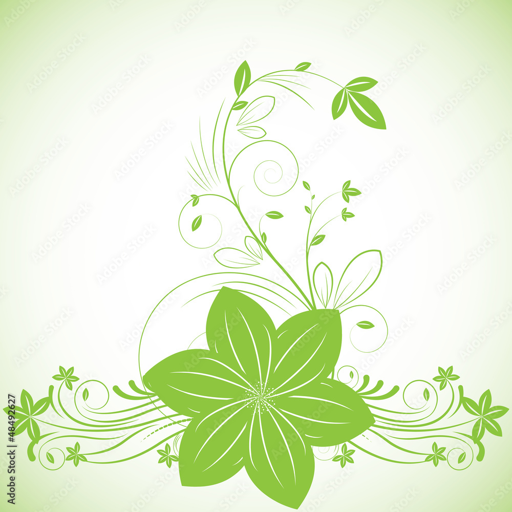 Abstract beautiful flowers creative design Abstract beautiful flowers creative design