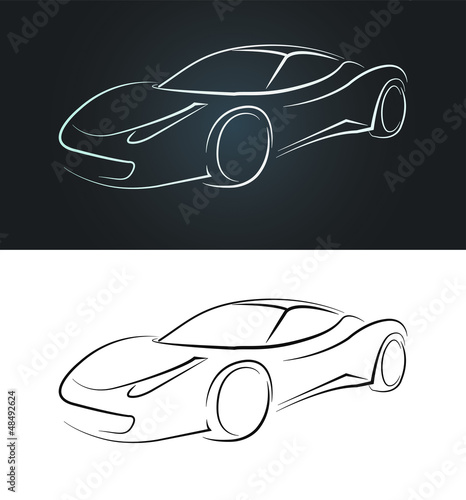 trace automobile sportive