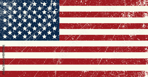 USA flag vintage