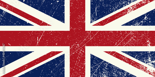 UK flag vintage