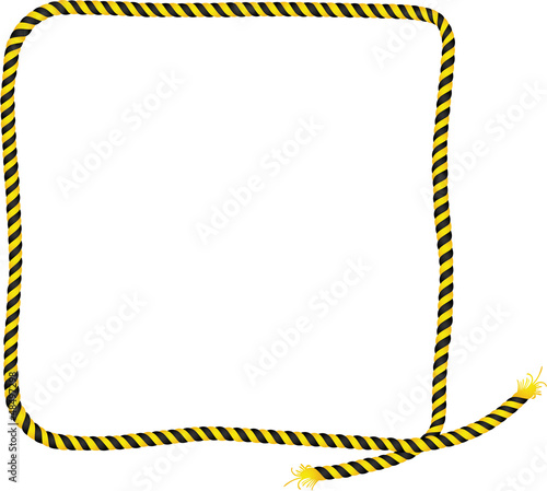 Wallpaper Mural Rope frame of pattern bee Torontodigital.ca