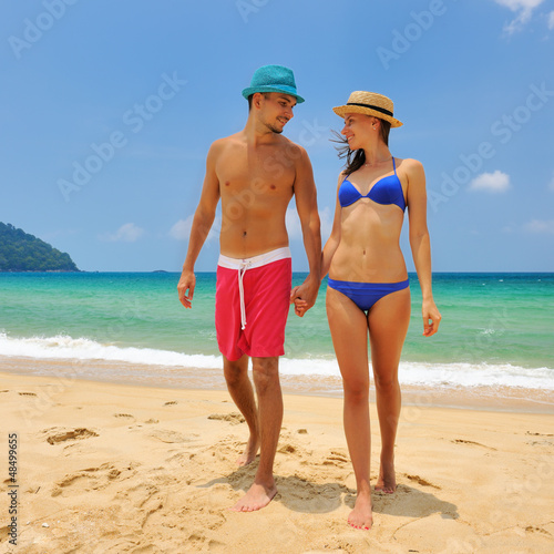 Couple on a beach