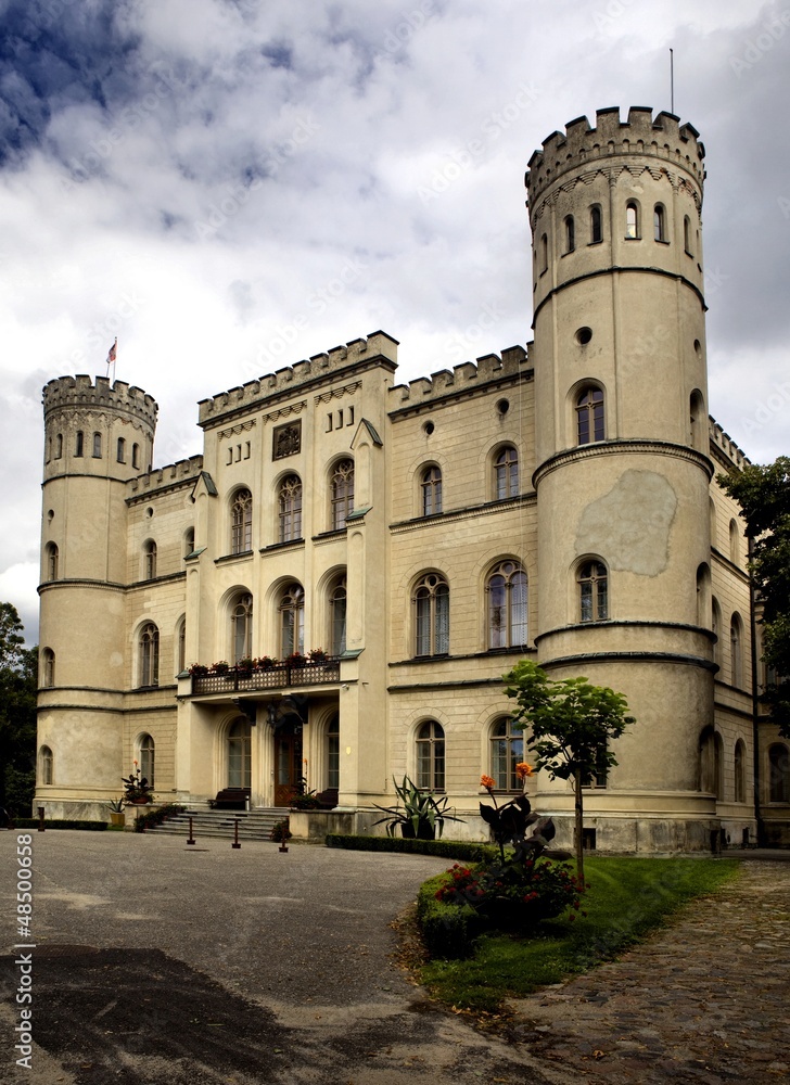 Rokosowo castle in Poland