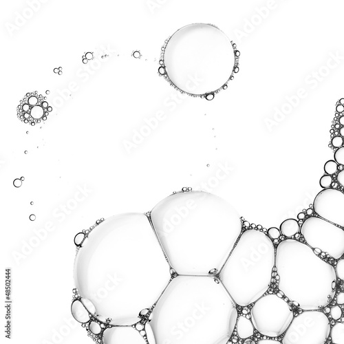 Soap bubbles texture, abstract background