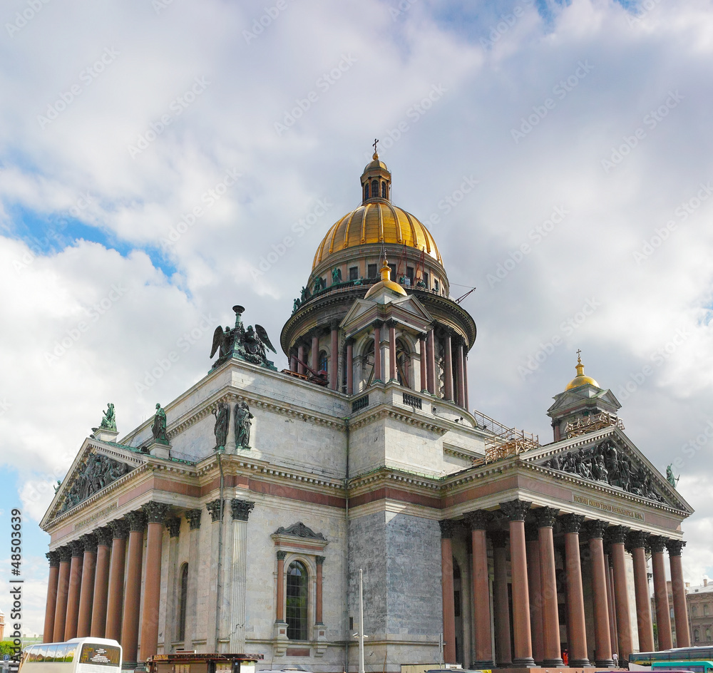 Saint Isaac's Cathedral in St Petersburg, Russia