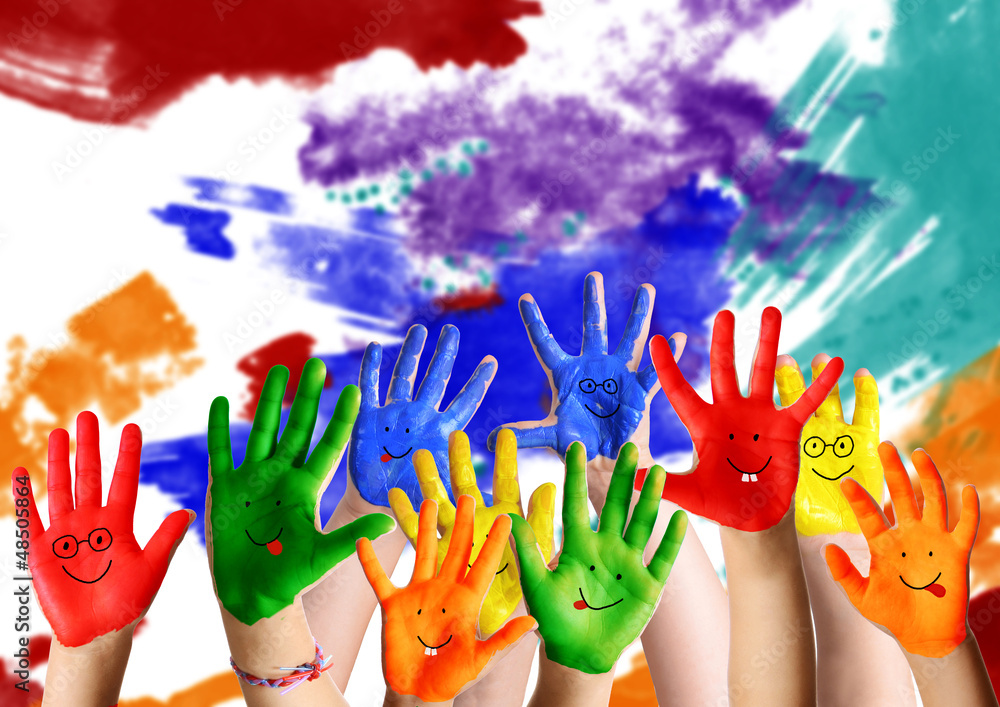 Naklejka premium Viel Farbe