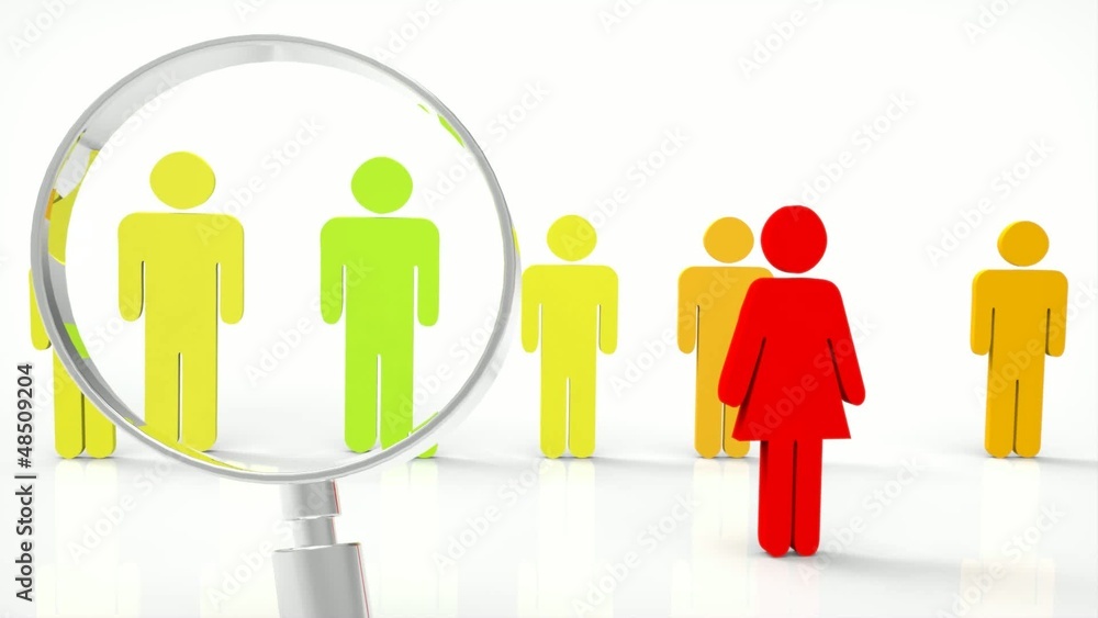 Mujeres buscando con lupa Mujeres buscando con lupa