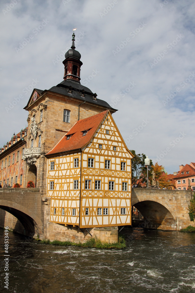 Fototapeta premium Altes Rathaus in Bamberg