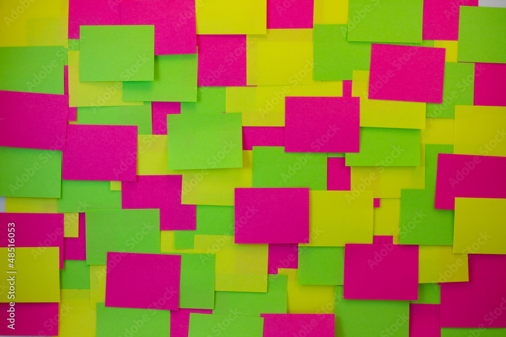 Post-it notes of different colors 3 Post-it notes of different colors 3