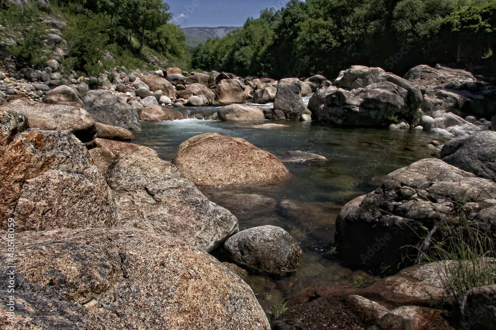 River course by Alardos ravine