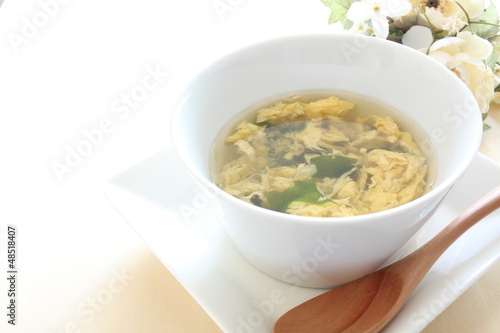 korean cuisine, seaweed and egg soup