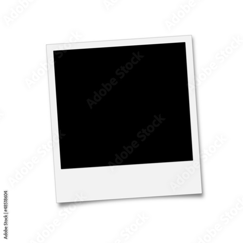 Polaroid Bild - freigestellt