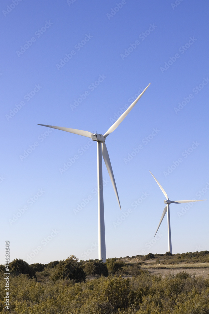 Wind Turbine Field; or windmill or wind pump. Wind Turbine Field; or windmill or wind pump.