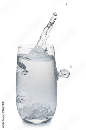 Wallpaper Mural Water splashig of a glass Torontodigital.ca