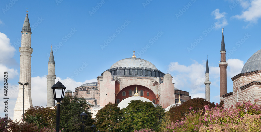 Hagia Sophia basilica. Museum in Istanbul, Turkey