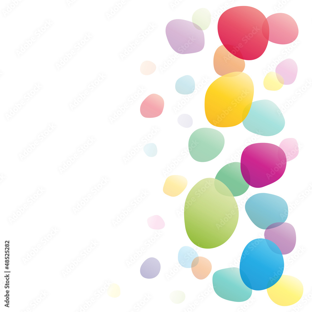 Vector circles background