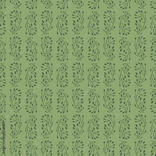 Art Nouveau seamless pattern. Editable vector file